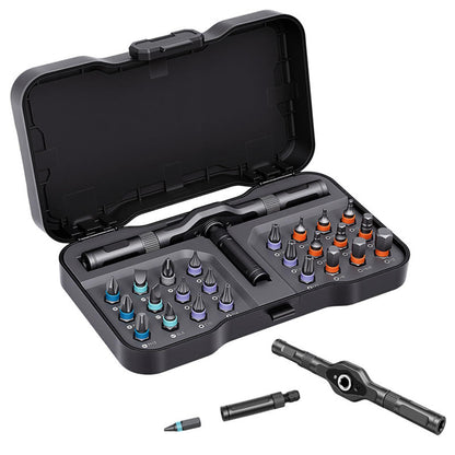 Screwdriver Bit Set – 66-in-1 Multi Bit Kit – Ratchet Driver Tool – Automotive Home Workshop Repair Kit – Universal Screwdriver Set