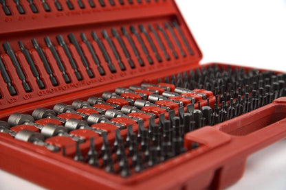 Master Bit Set – 208PCS Screwdriver Bit Kit – Chrome Vanadium Steel – Precision Repair Tool Box – Automotive & Workshop Tool Set