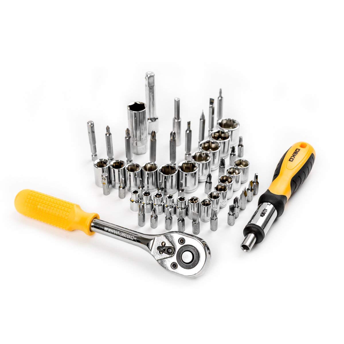 Mechanics Tool Set – 228PCS Socket Wrench Kit – 1/4" 3/8" 1/2" Drive – SAE & Metric – Hand Tools Combo Kit – Auto Repair Tool Set – Storage Case