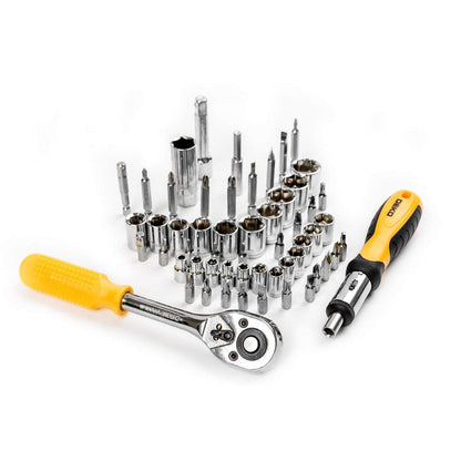 Mechanics Tool Set – 228PCS Socket Wrench Kit – 1/4" 3/8" 1/2" Drive – SAE & Metric – Hand Tools Combo Kit – Auto Repair Tool Set – Storage Case