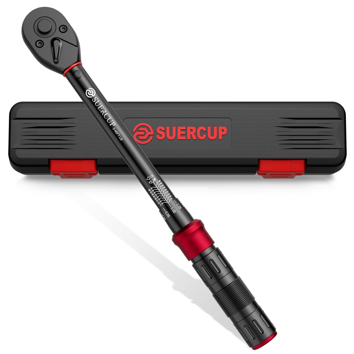 Click Torque Wrench – 3/8" Drive – 5-45 ft-lb / 6.8-61 N·m – Dual Direction – 72 Tooth – Precision Repair Tool