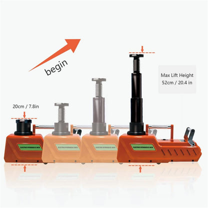 Electric Hydraulic Car Jack – 15Ton Heavy Duty Lifting Jack – SUV Van Trailer Garage Tool – Automotive Emergency Lift Equipment