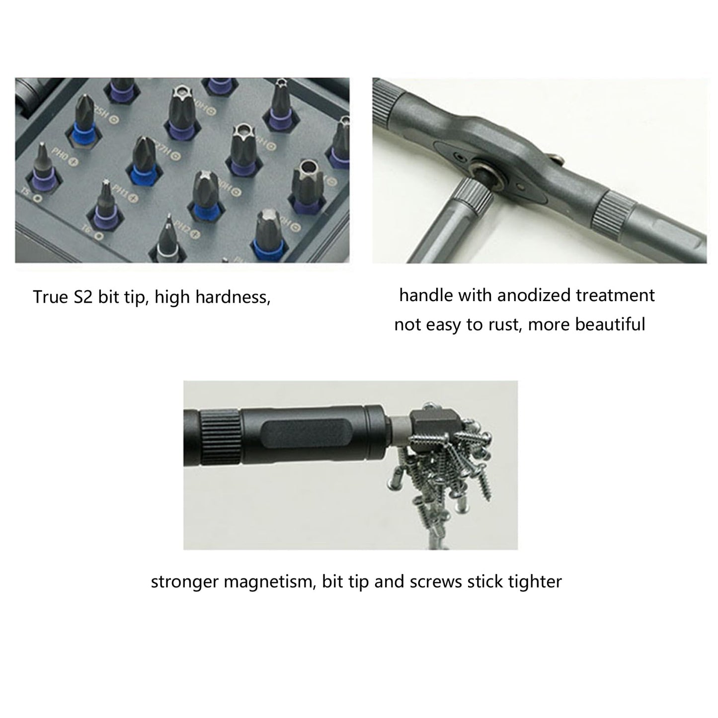 Screwdriver Bit Set – 66-in-1 Multi Bit Kit – Ratchet Driver Tool – Automotive Home Workshop Repair Kit – Universal Screwdriver Set