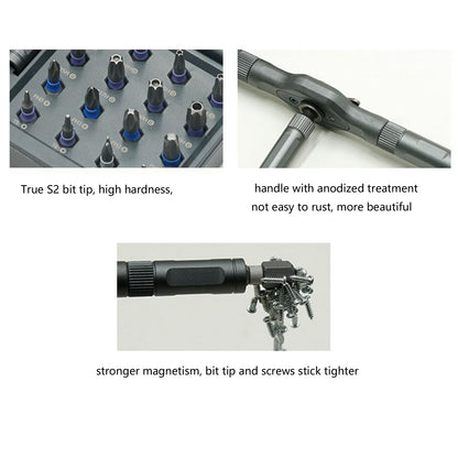 Screwdriver Bit Set – 66-in-1 Multi Bit Kit – Ratchet Driver Tool – Automotive Home Workshop Repair Kit – Universal Screwdriver Set