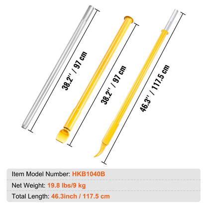 Tire Bead Breaker Slide Hammer – 46.3" Heavy Duty Steel – Tire Removal Tool – Car Truck Trailer Tire Changing Tool – Portable Impact Bead Breaker