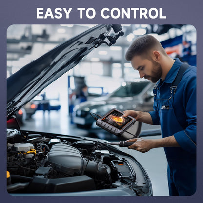 OBD2 Diagnostic Scanner – All System Code Reader – Car Endoscope Camera – Engine ABS SRS Diagnostics – Live Data Tool – Professional Scan Kit