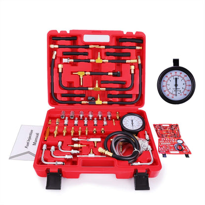 Fuel Injection Pressure Tester – 0-140 PSI – Automotive Fuel System Gauge – Engine Diagnostic Tool