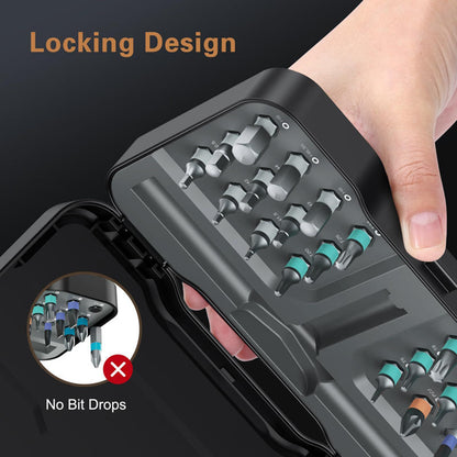 Screwdriver Bit Set – 66-in-1 Multi Bit Kit – Ratchet Driver Tool – Automotive Home Workshop Repair Kit – Universal Screwdriver Set