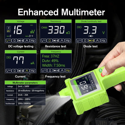 Automotive Circuit Tester – Electric Power Probe Tool – All Vehicle Electrical System Diagnostic Tester – Voltage & Wiring Check Tool