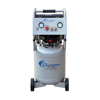 Air Compressor – 10 Gallon – 2.0 HP Ultra Quiet – Oil-Free – Steel Tank – 70 dBA Low Noise – Portable Wheel Compressor – Workshop Air Tool