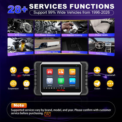 OBD2 Diagnostic Scanner – Bidirectional Scan Tool – All System Car Diagnostics – Active Tests – 28+ Service Functions – ECU Code Reader – Professional & DIY Use
