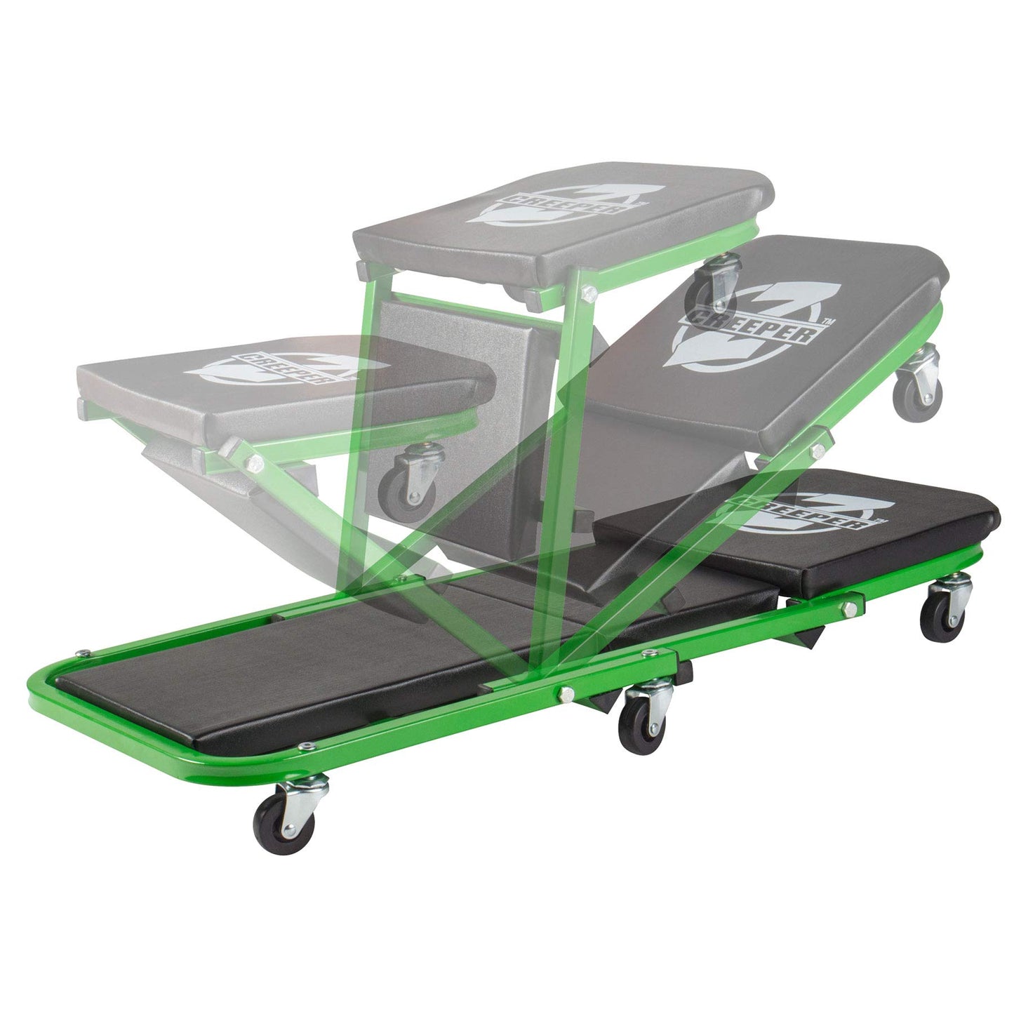 Mechanic Creeper – 300LB Capacity – Garage Rolling Creeper – Low Profile Repair Bed – Automotive Workshop Tool