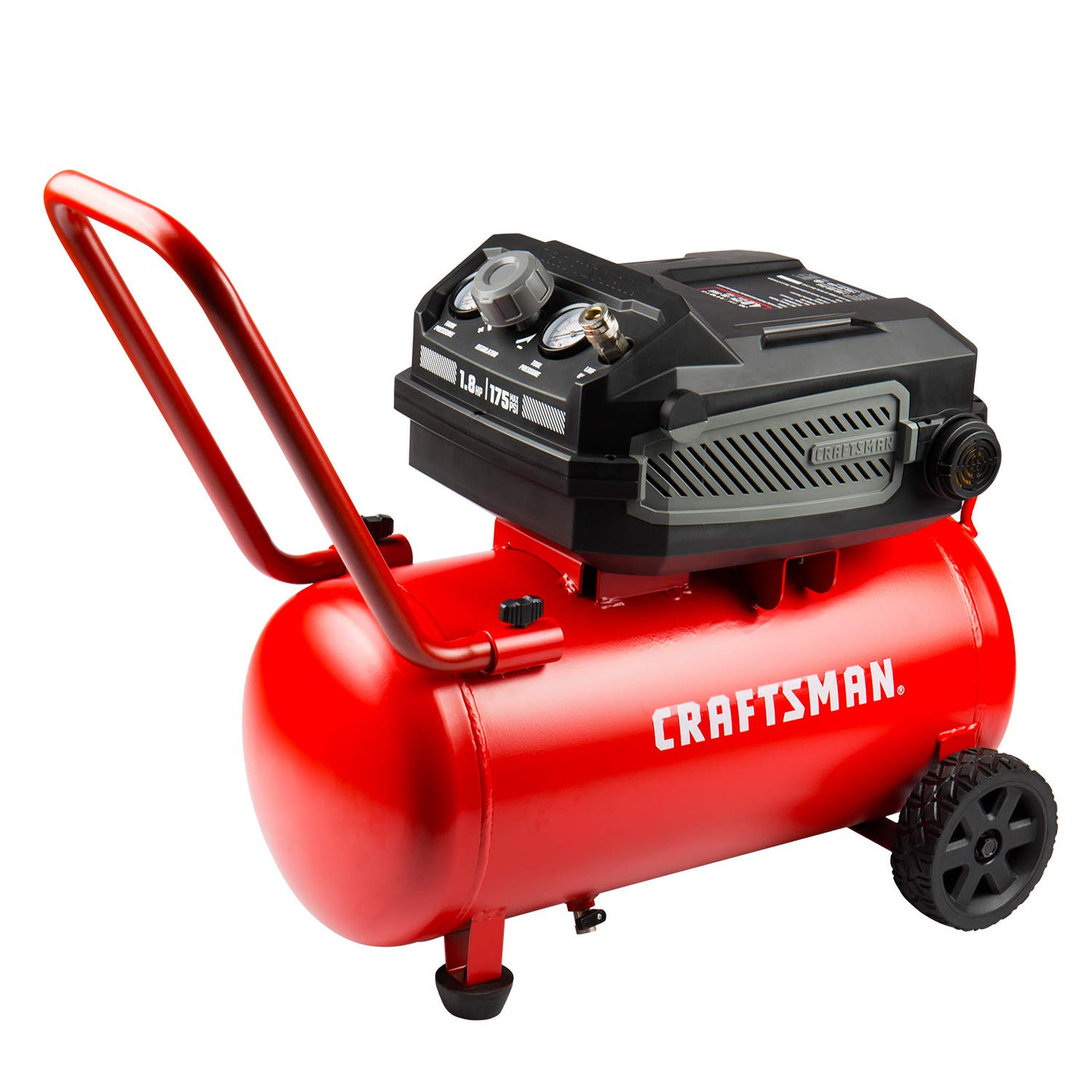 Air Compressor – 10 Gallon – 175 PSI Max – 1.8 HP – Oil-Free – Quiet Shop Compressor – 4.0 CFM @ 90 PSI – Portable Garage Air Tool