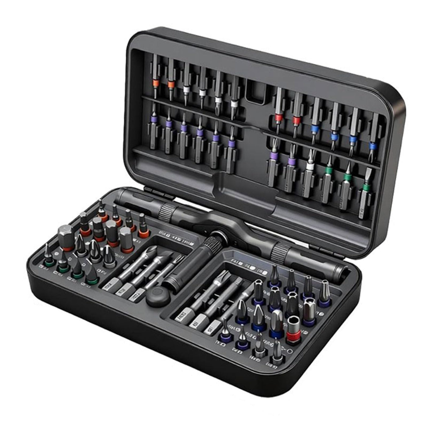 Screwdriver Bit Set – 66-in-1 Multi Bit Kit – Ratchet Driver Tool – Automotive Home Workshop Repair Kit – Universal Screwdriver Set
