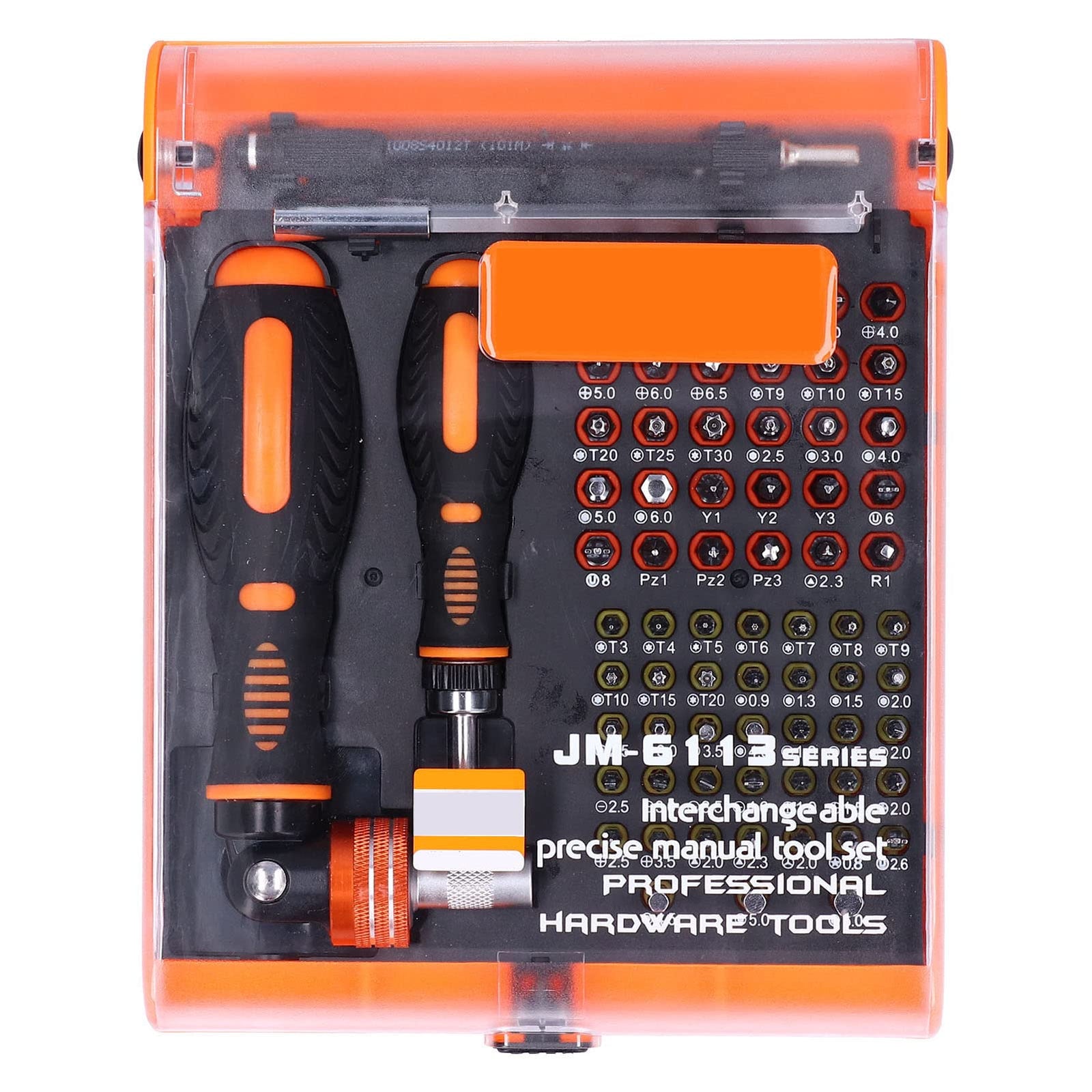 Screwdriver Bit Set – 73-in-1 Ratchet Kit – Chrome Vanadium Steel – Hardware Repair Tool Box – Furniture & Electronics Repair Kit