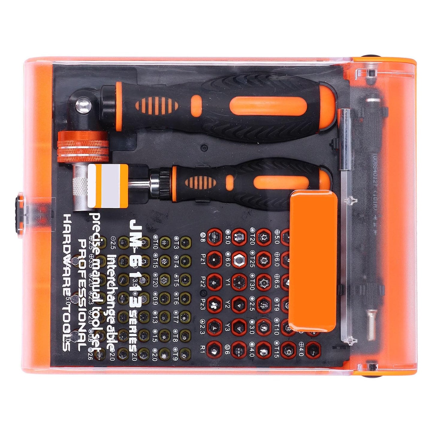 Screwdriver Bit Set – 73-in-1 Ratchet Kit – Chrome Vanadium Steel – Hardware Repair Tool Box – Furniture & Electronics Repair Kit
