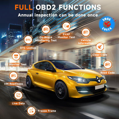 OBD2 Diagnostic Scanner – All System Code Reader – Car Endoscope Camera – Engine ABS SRS Diagnostics – Live Data Tool – Professional Scan Kit