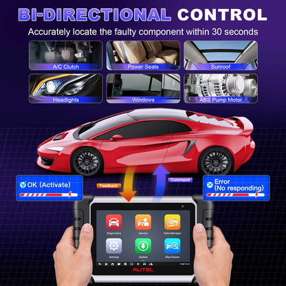 OBD2 Diagnostic Scanner – Bidirectional Scan Tool – All System Car Diagnostics – Active Tests – 28+ Service Functions – ECU Code Reader – Professional & DIY Use