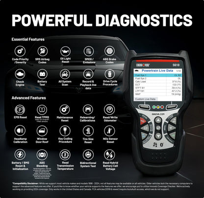 OBD2 Bidirectional Scan Tool – Vehicle Diagnostic Code Reader – Engine ABS SRS Transmission – Repair & Live Data – Updates Included