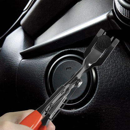 Car Trim Clip Pliers Set – 3PCS Fastener Removal Tool Kit – Auto Panel & Dashboard Pry Tools – Upholstery & Rivet Remover – Storage Bag