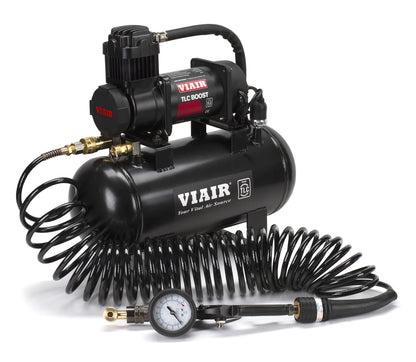 Air Compressor Kit – 150 PSI Tire Inflator – 2 Gallon Tank – Blow Gun & Inflation Kit – 30ft Coil Hose – Portable Air Tool System – DIY & Mobile Shop